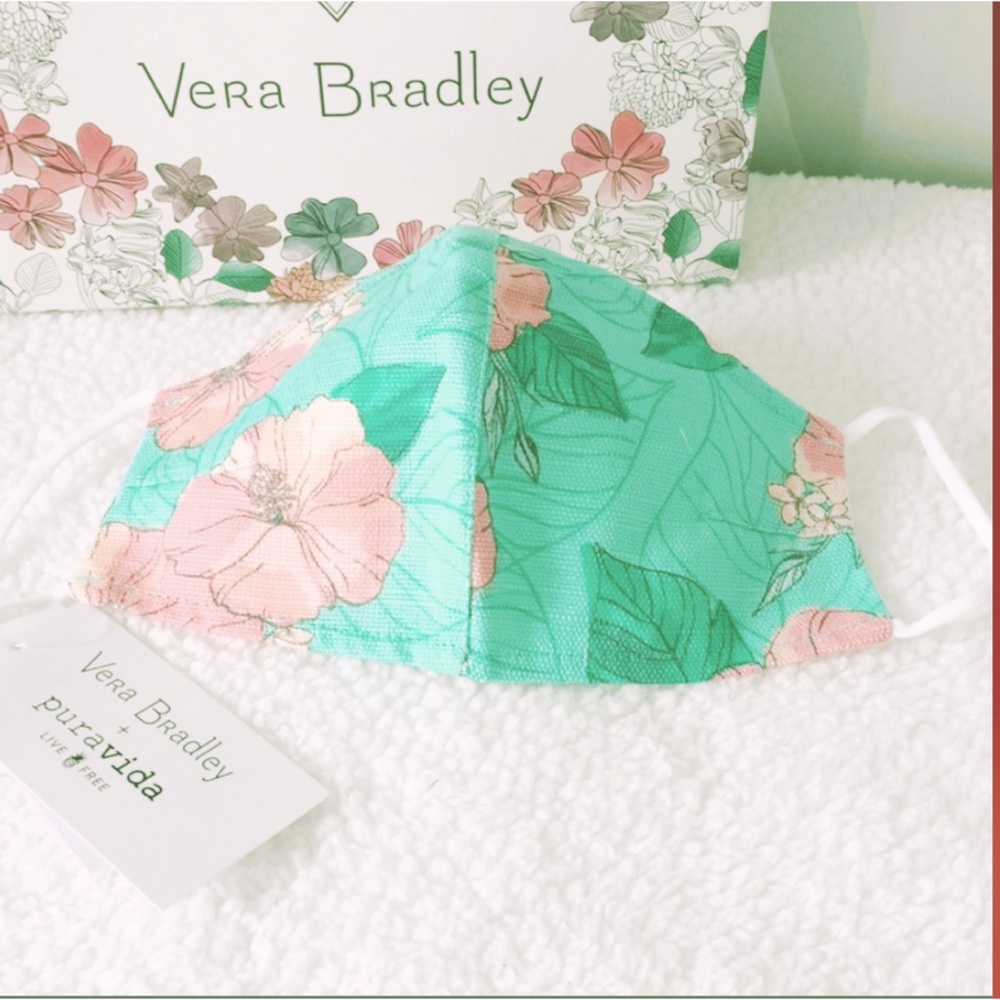 Vera Bradley Tropical Blue Mask - Picture 2 of 5